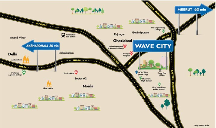 Wave City Map
